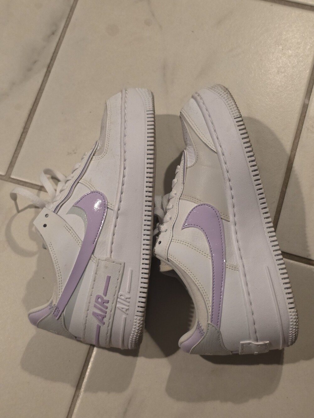 Nike Air Force 1 Shadow "White/Lilac Bloom" sneakers
